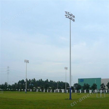 清远足球场照明灯杆厂家 12米高足球场高杆灯杆 优格体育照明