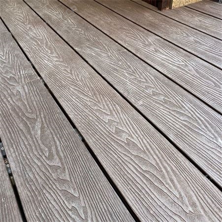 在线压纹地板 木塑防腐木制造  户外生态木地板