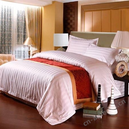 北京酒店床上用品 北京欧尚维景纯棉床上用品 设计美观大气