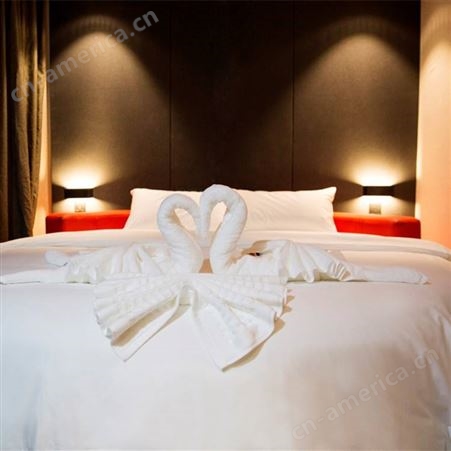 北京酒店床上用品 北京欧尚维景纯棉床上用品 设计美观大气